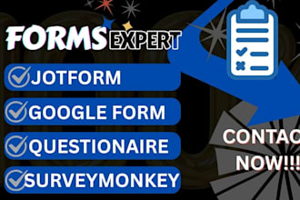 design professional online forms on google form jotform and surveymonkey