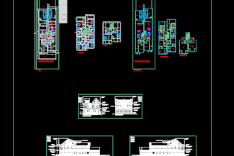 do autocad 2d,3d architectural, structural floor plans and elevations drawings