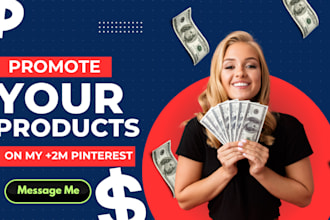promote your product with my active pinterest audience to boost sales