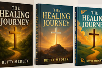 design an eye catchy illustrated christian ebook cover design kindle book