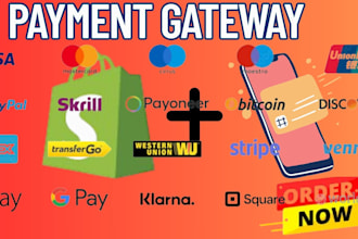 create integrate verify shopify payment gateway paypal wise