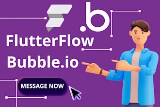 be flutterflow fluttter mobile app developer ai chatbot flutter flow bubble app