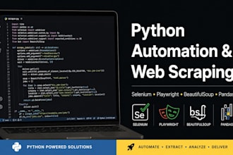 build python automation scripts and web scrapers