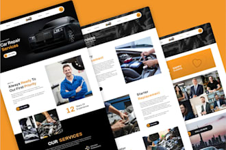 build auto car dealership website, auto repair vehicle listing mechanic website