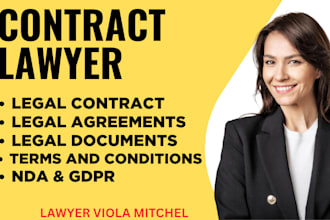write legal contract, agreement, terms and condition, privacy policy as a lawyer