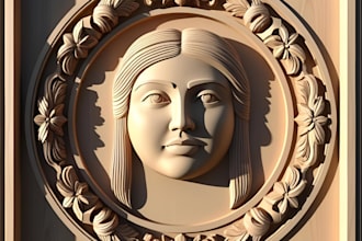 3d bas relief 3d image engraving 3d wood carving 3d carve cnc bas relief model