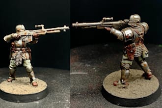 8k 3d print and paint diorama miniatures warhammer 40k figurines star wars model