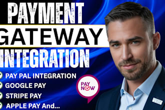 integrate payment gateway stripe pay, afterpay, google, klarna payment system