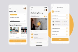 build mobile app, food delivery app, dating app, android ios webapp development