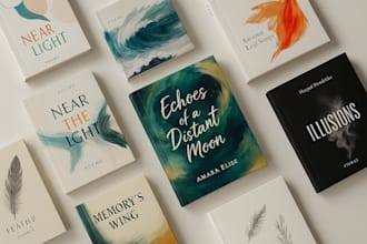 do poetry book cover design kindle cover design amazon book cover journal cover