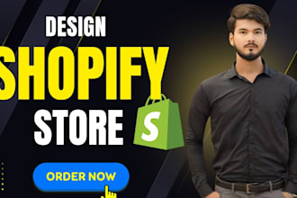 design a modern clothing and fashion shopify store and web