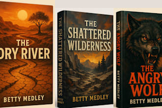 design a mystery unique horror fantasy book cover design kdp book cover