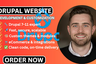 develop a professional drupal website fix, upgrade and update drupal issues