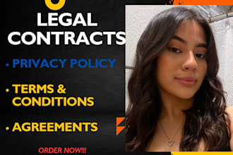 draft legal contracts, motions, lawsuits, petitions