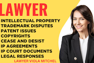 be intellectual property, trademark, patent and copyright infringement lawyer