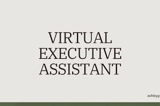 be your reliable virtual executive assistant