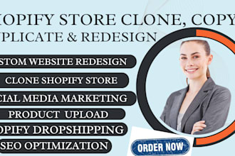 copy shopify store design, clone shopify store revamp and redesign shopify store