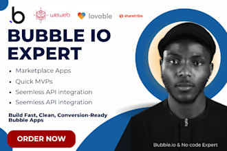 build your bubble io app bubble ai weweb lovable ai sharetribe mvp
