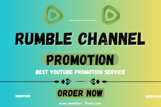 do rumble video promotion