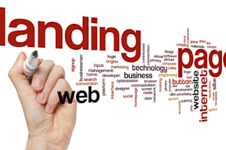 design a high converting wordpress elementor landing page or one page website