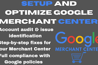 setup and optimize google merchant center misrepresentation fix merchant center