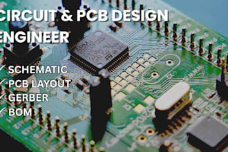 do schematic design, pcb design, circuit design in eagle pcb design software
