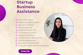 manage the operations of the business, personal assistance in canada