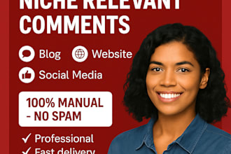 write genuine niche relevant comments to boost engagement and SEO