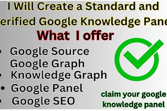 create standard approve verified google knowledge panel for your business brand