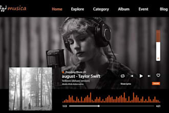 build squarespace music website podcast website band artist music on squarespace