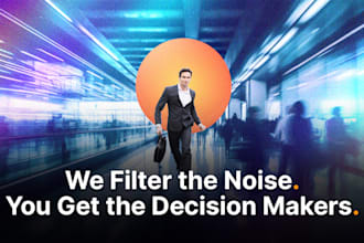generate highly accurate, verified, niche specific b2b decision maker leads