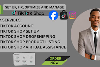 manage tik tok shop, tiktok shop setup, tiktok shop dropshipping, tiktok ads