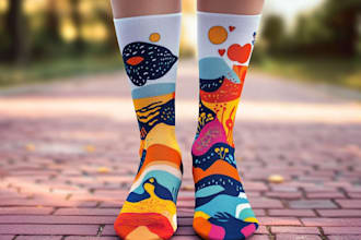 design unique socks for you
