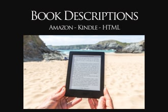 write your ebook, book, or back cover blurb or description
