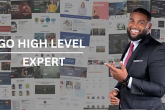 gohighlevel landing page, go high level sales funnel and website, ghl automation