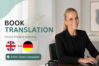 professionally translate your book from english to german