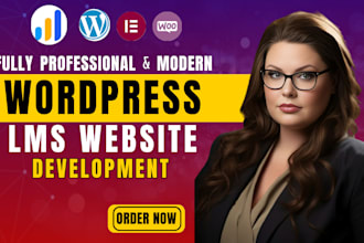 design lms website wordpress lms website with learndash, buddyboss, tutor lms