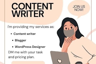write clear, persuasive, and impactful contents for you