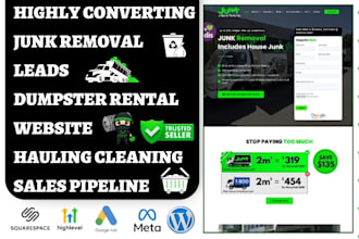 generate junk removal leads dumpster trash hauling leads junk removal website