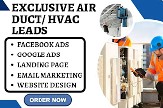 generate hvac leads air duct facebook ads dryer vent cleaning leads ads campaign