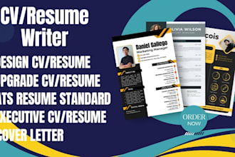 design your attractive creative CV, resume, and cover letter