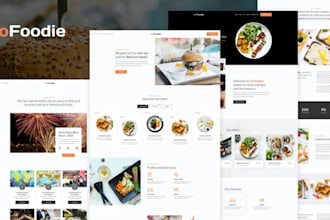 catering website, wordpress restaurant website, bakery website, food catering