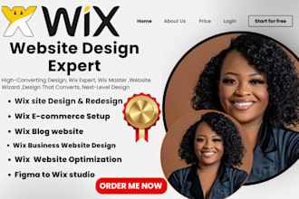 design wix website redesign wix website design  landing page wix studio website