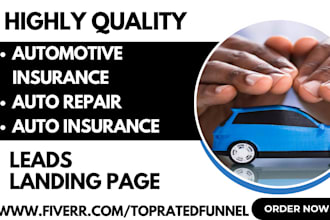 generate automotive insurance leads auto repair autofinance auto insurance leads
