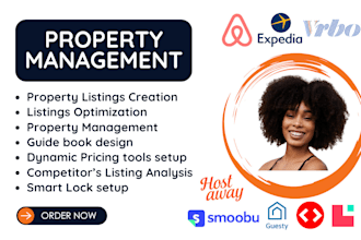 setup and create listings on vrbo airbnb hostaway hospitable guesty or pricelabs