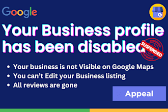 reinstate suspended google my business profile disabled gmb appeal reinstatement