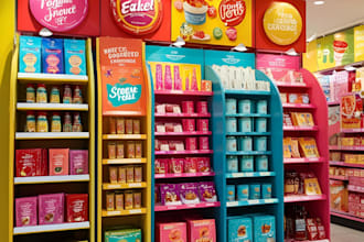 do posm product display 3d packaging design trade show booth design 3d kiosk