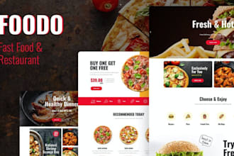 design food catering website, catering website, restaurant website, food truck