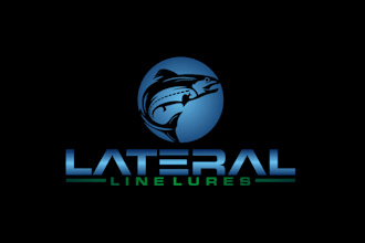 create represent fishing lure business logo
