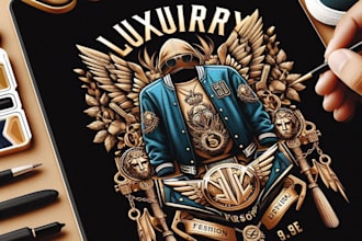 create luxury fashion streetwear clothing brand logo